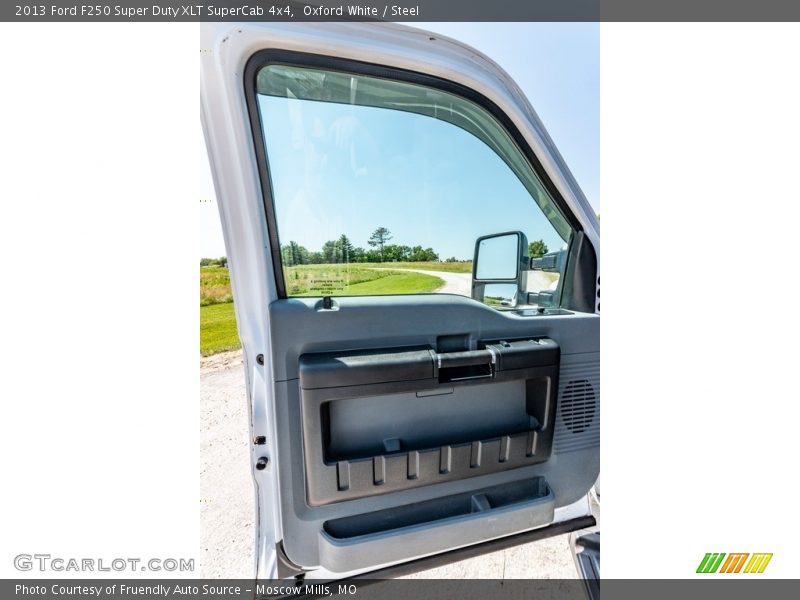 Oxford White / Steel 2013 Ford F250 Super Duty XLT SuperCab 4x4