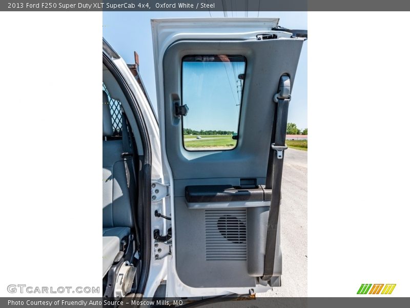 Oxford White / Steel 2013 Ford F250 Super Duty XLT SuperCab 4x4