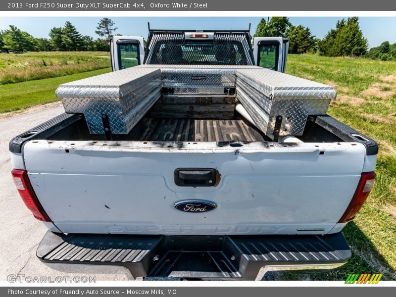 Oxford White / Steel 2013 Ford F250 Super Duty XLT SuperCab 4x4