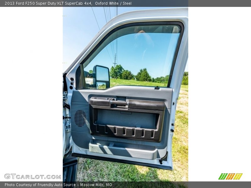 Oxford White / Steel 2013 Ford F250 Super Duty XLT SuperCab 4x4
