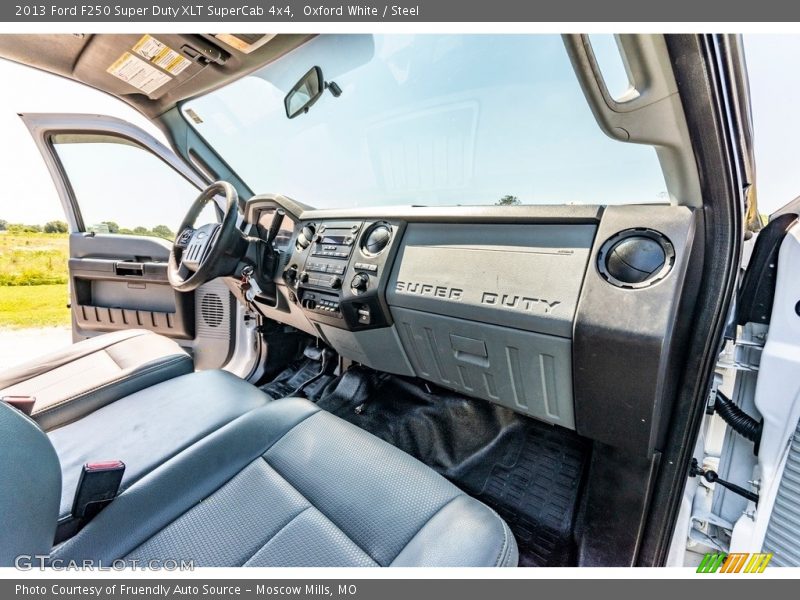 Oxford White / Steel 2013 Ford F250 Super Duty XLT SuperCab 4x4