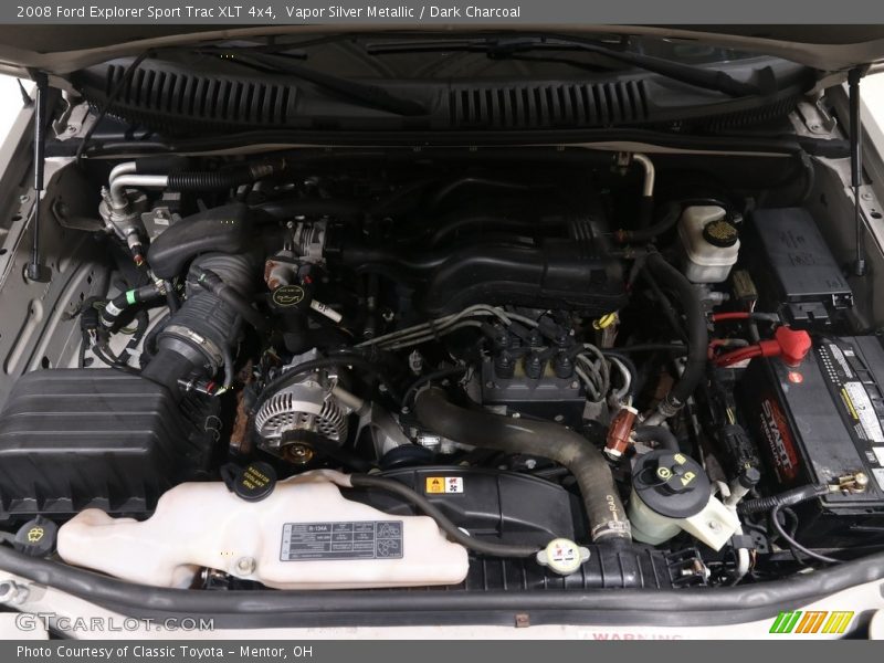 Vapor Silver Metallic / Dark Charcoal 2008 Ford Explorer Sport Trac XLT 4x4