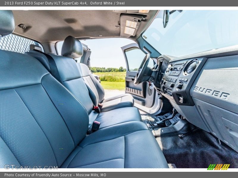 Oxford White / Steel 2013 Ford F250 Super Duty XLT SuperCab 4x4