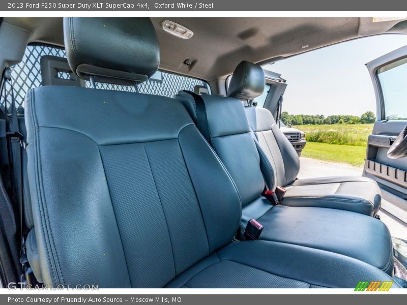 Oxford White / Steel 2013 Ford F250 Super Duty XLT SuperCab 4x4