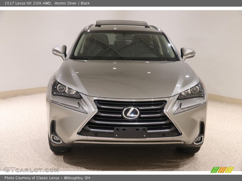 Atomic Silver / Black 2017 Lexus NX 200t AWD