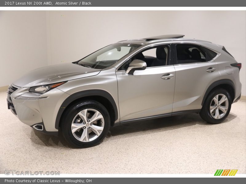 Atomic Silver / Black 2017 Lexus NX 200t AWD