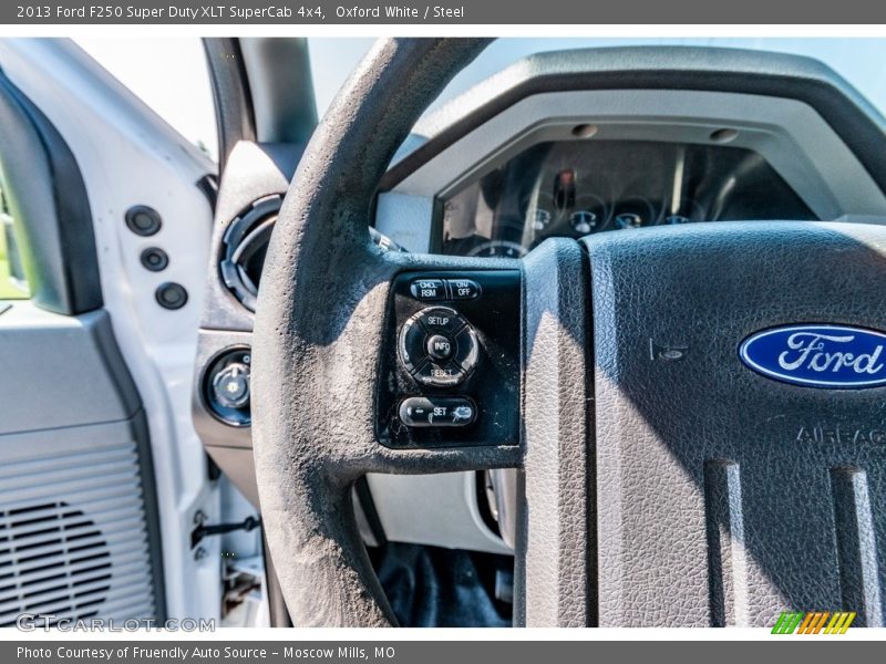Oxford White / Steel 2013 Ford F250 Super Duty XLT SuperCab 4x4