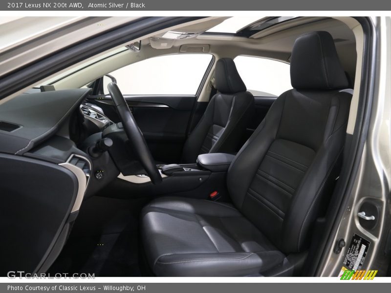 Atomic Silver / Black 2017 Lexus NX 200t AWD