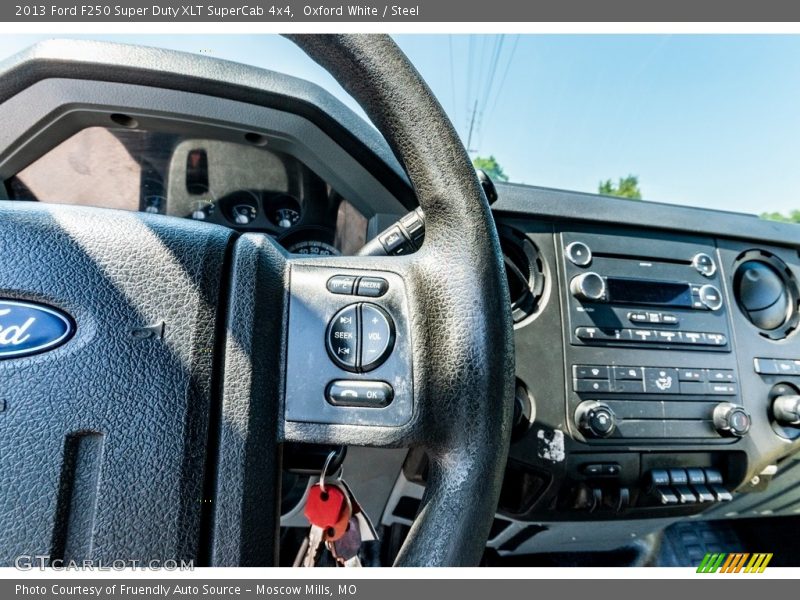 Oxford White / Steel 2013 Ford F250 Super Duty XLT SuperCab 4x4