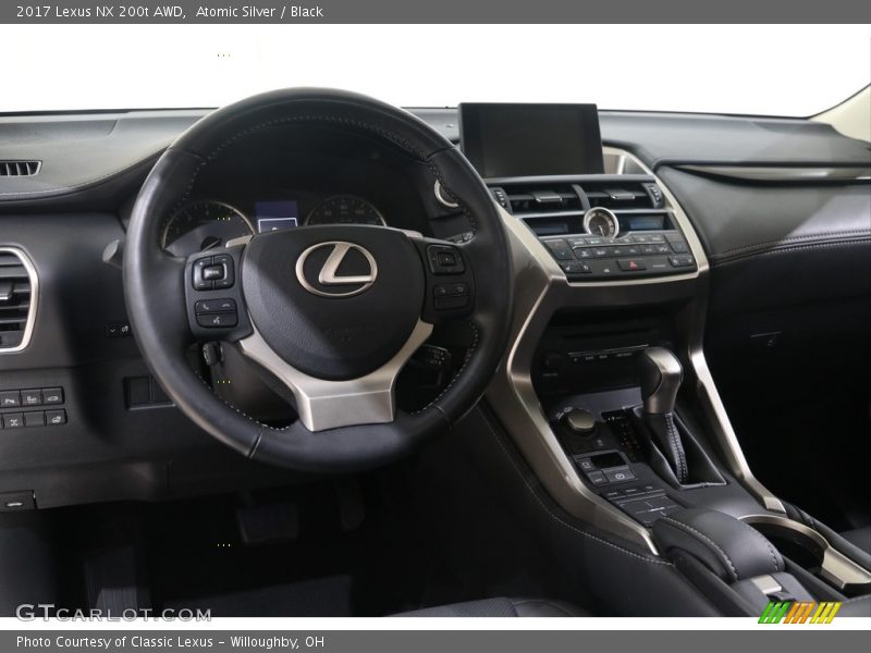 Atomic Silver / Black 2017 Lexus NX 200t AWD
