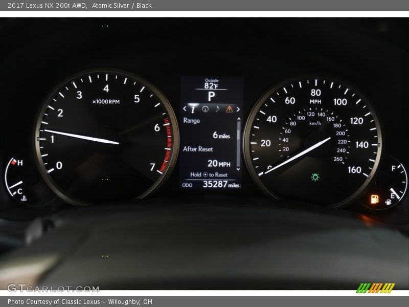 Atomic Silver / Black 2017 Lexus NX 200t AWD