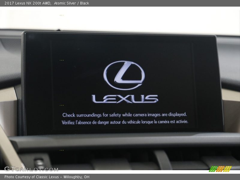Atomic Silver / Black 2017 Lexus NX 200t AWD