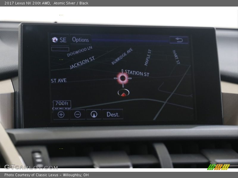 Atomic Silver / Black 2017 Lexus NX 200t AWD