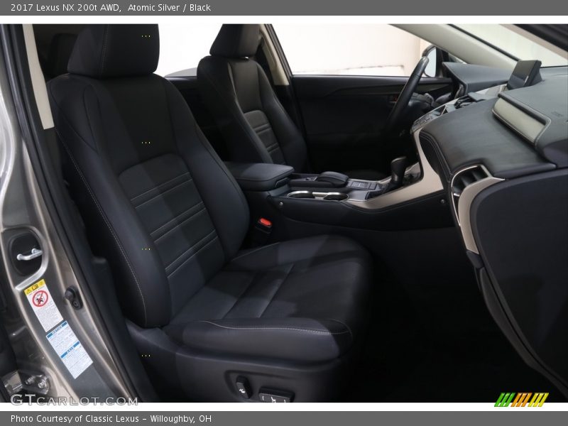 Atomic Silver / Black 2017 Lexus NX 200t AWD