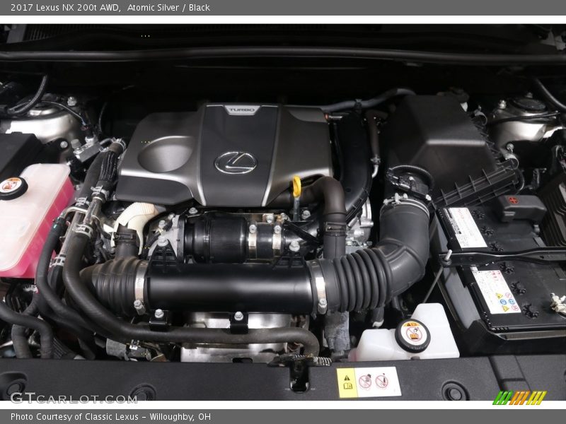 Atomic Silver / Black 2017 Lexus NX 200t AWD