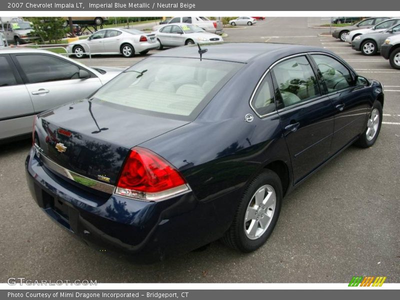 Imperial Blue Metallic / Neutral Beige 2007 Chevrolet Impala LT