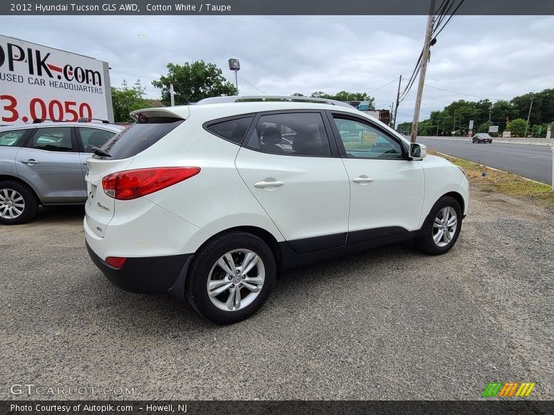 Cotton White / Taupe 2012 Hyundai Tucson GLS AWD