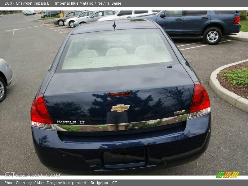 Imperial Blue Metallic / Neutral Beige 2007 Chevrolet Impala LT