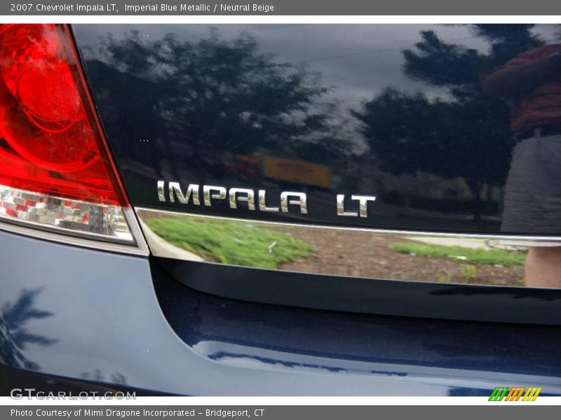 Imperial Blue Metallic / Neutral Beige 2007 Chevrolet Impala LT
