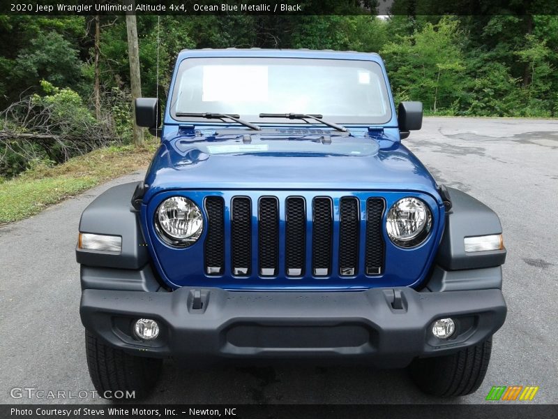 Ocean Blue Metallic / Black 2020 Jeep Wrangler Unlimited Altitude 4x4
