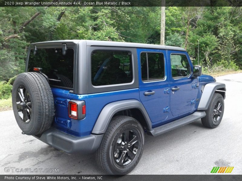 Ocean Blue Metallic / Black 2020 Jeep Wrangler Unlimited Altitude 4x4