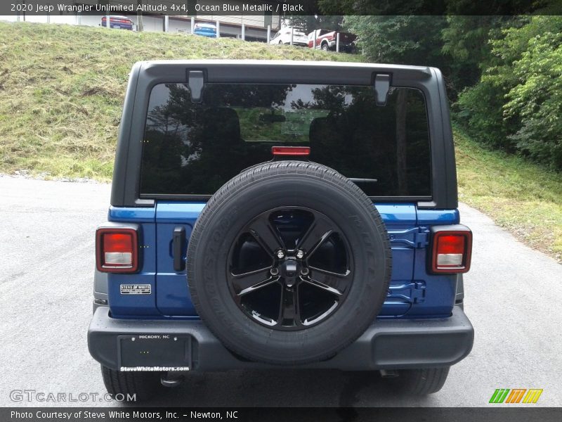 Ocean Blue Metallic / Black 2020 Jeep Wrangler Unlimited Altitude 4x4