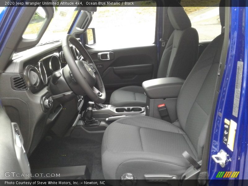 Ocean Blue Metallic / Black 2020 Jeep Wrangler Unlimited Altitude 4x4