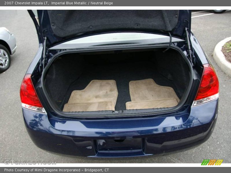 Imperial Blue Metallic / Neutral Beige 2007 Chevrolet Impala LT