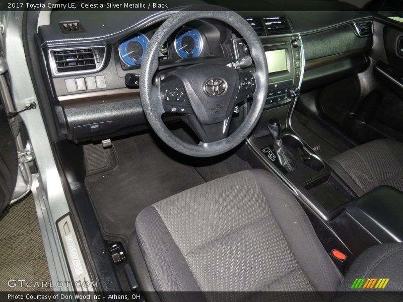 Celestial Silver Metallic / Black 2017 Toyota Camry LE