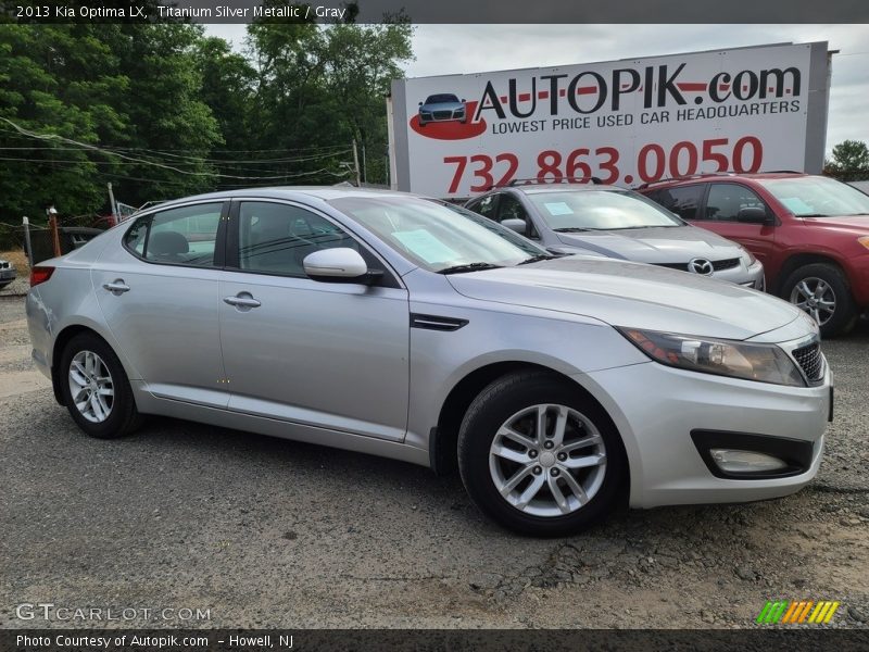 Titanium Silver Metallic / Gray 2013 Kia Optima LX