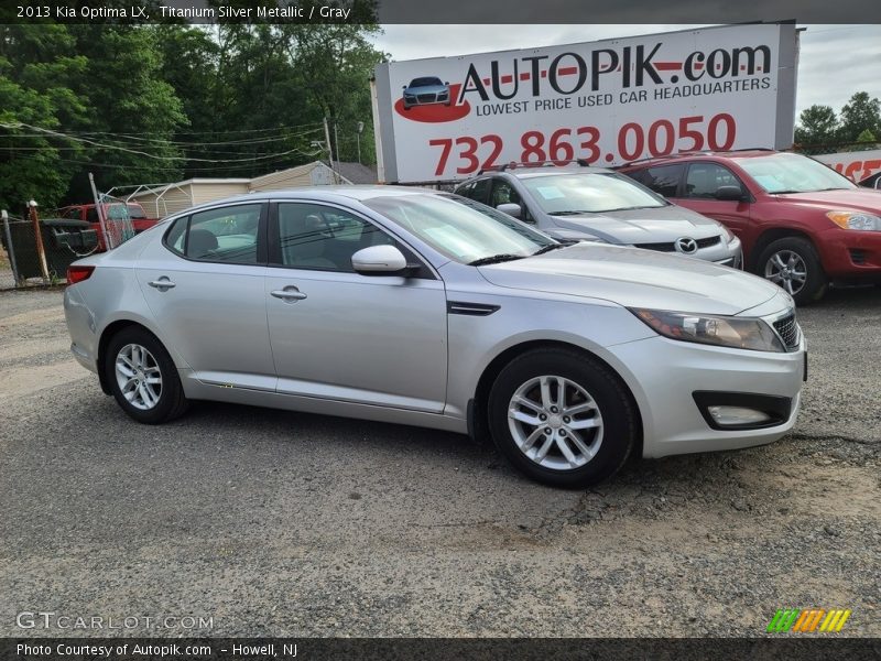 Titanium Silver Metallic / Gray 2013 Kia Optima LX