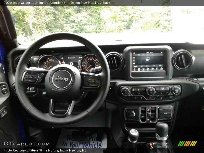 Ocean Blue Metallic / Black 2020 Jeep Wrangler Unlimited Altitude 4x4