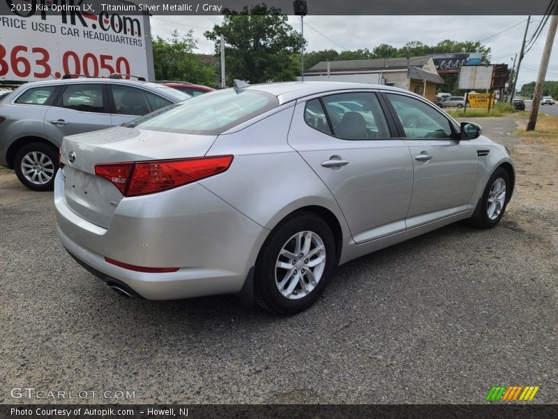 Titanium Silver Metallic / Gray 2013 Kia Optima LX