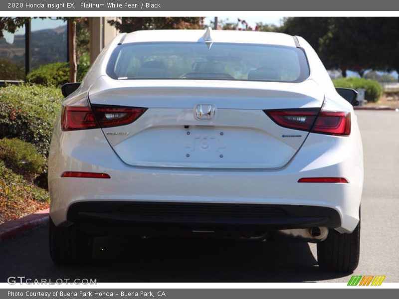 Platinum White Pearl / Black 2020 Honda Insight EX