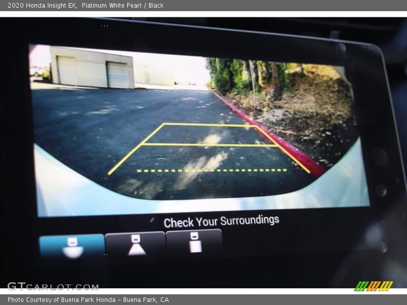 Platinum White Pearl / Black 2020 Honda Insight EX