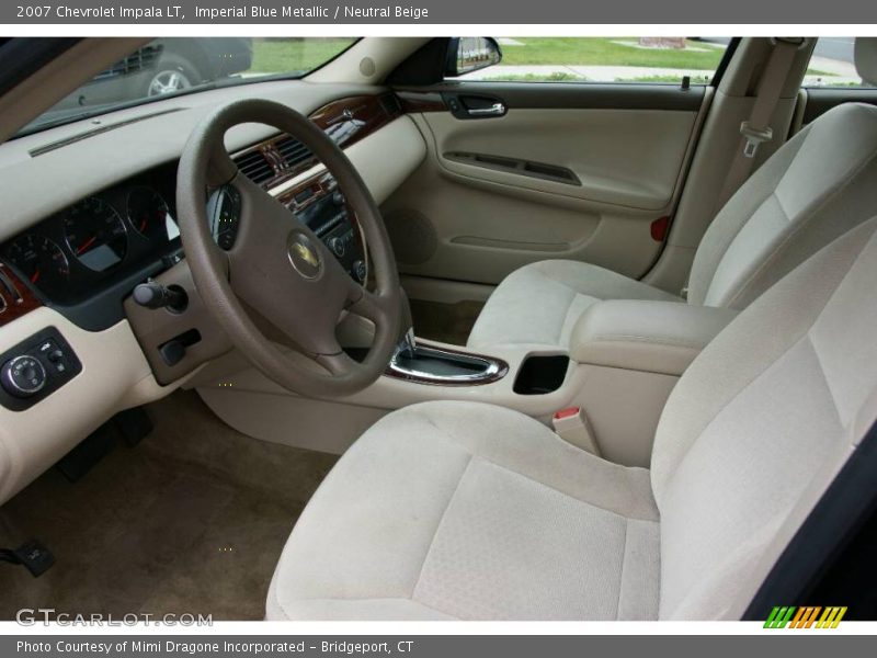 Imperial Blue Metallic / Neutral Beige 2007 Chevrolet Impala LT