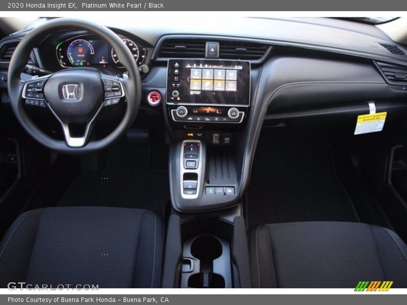 Platinum White Pearl / Black 2020 Honda Insight EX