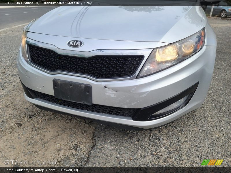 Titanium Silver Metallic / Gray 2013 Kia Optima LX