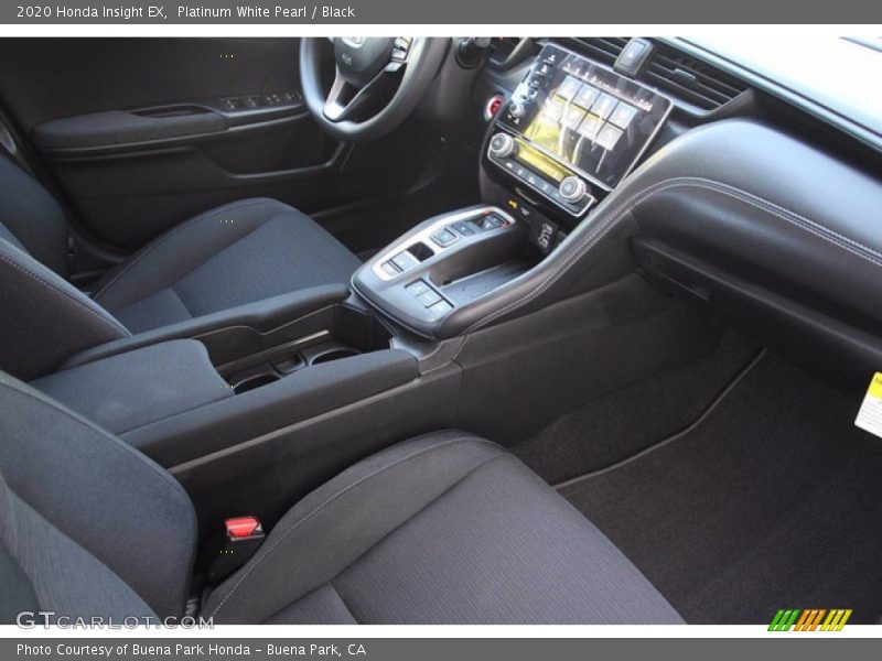 Platinum White Pearl / Black 2020 Honda Insight EX