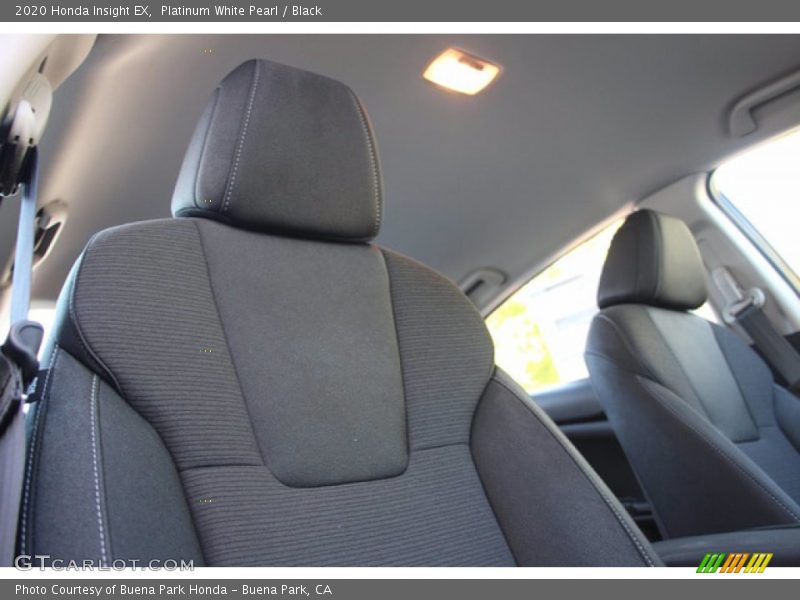 Platinum White Pearl / Black 2020 Honda Insight EX