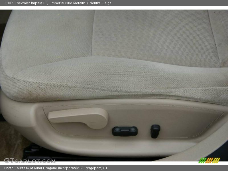 Imperial Blue Metallic / Neutral Beige 2007 Chevrolet Impala LT