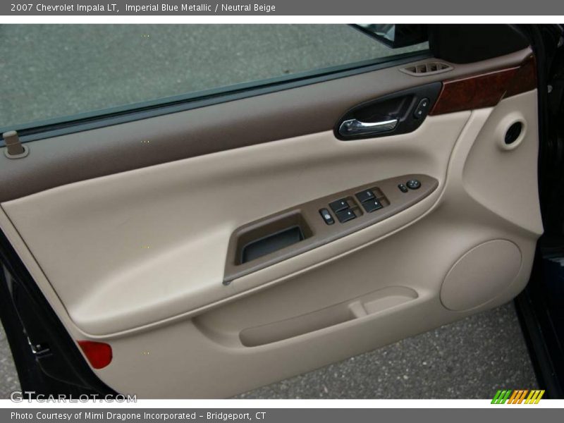 Imperial Blue Metallic / Neutral Beige 2007 Chevrolet Impala LT