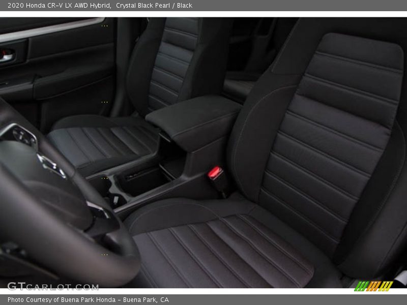 Crystal Black Pearl / Black 2020 Honda CR-V LX AWD Hybrid