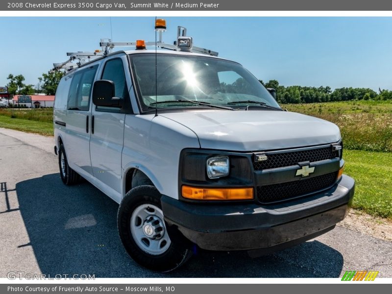 Summit White / Medium Pewter 2008 Chevrolet Express 3500 Cargo Van