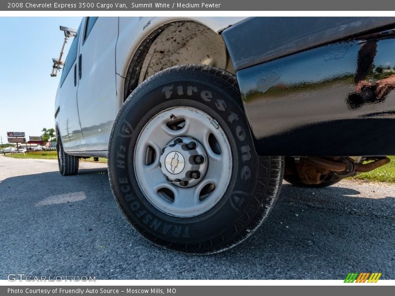 Summit White / Medium Pewter 2008 Chevrolet Express 3500 Cargo Van