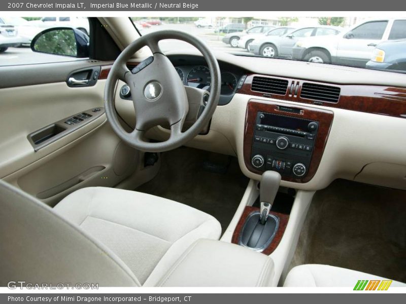 Imperial Blue Metallic / Neutral Beige 2007 Chevrolet Impala LT
