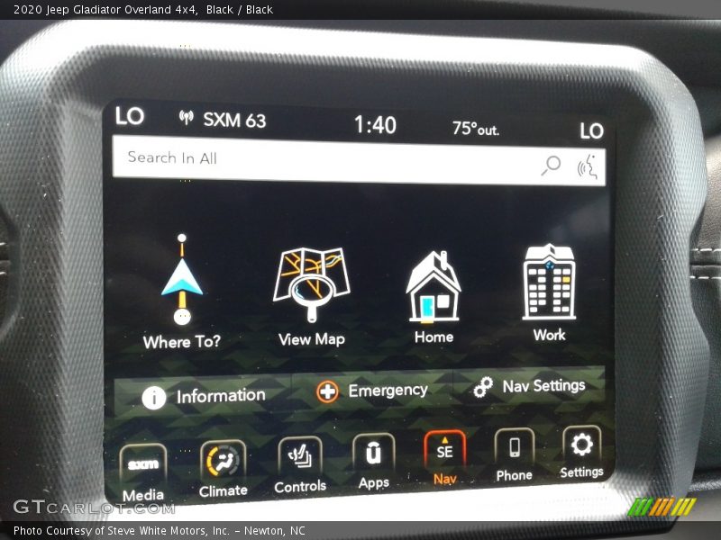 Black / Black 2020 Jeep Gladiator Overland 4x4
