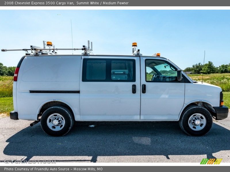 Summit White / Medium Pewter 2008 Chevrolet Express 3500 Cargo Van