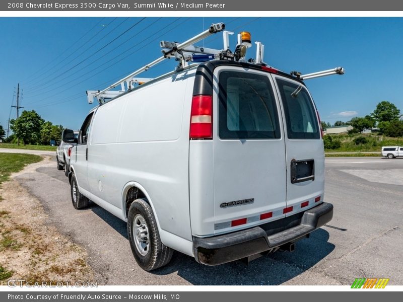 Summit White / Medium Pewter 2008 Chevrolet Express 3500 Cargo Van