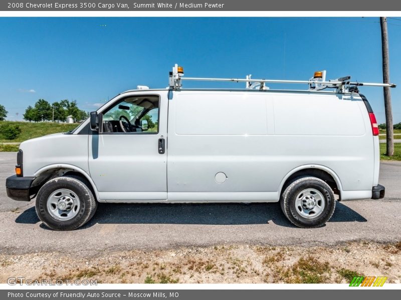 Summit White / Medium Pewter 2008 Chevrolet Express 3500 Cargo Van